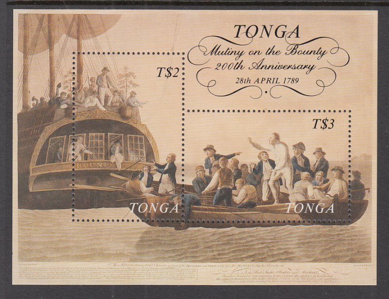 Tonga 713 Souvenir Sheet MNH VF