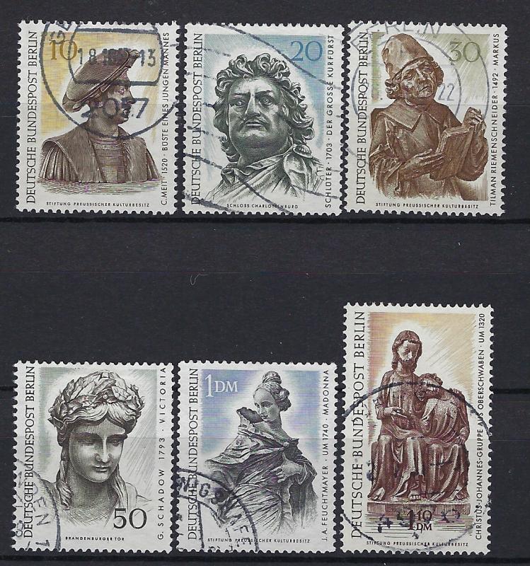 Germany Berlin Scott # 9N256 - 9N261, used
