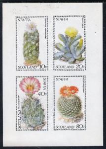 Staffa 1979 Cacti imperf  set of 4 values (10p to 80p) un...