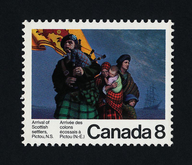 Canada 619 MNH Scottish Settlers, Bagpipes, Ship