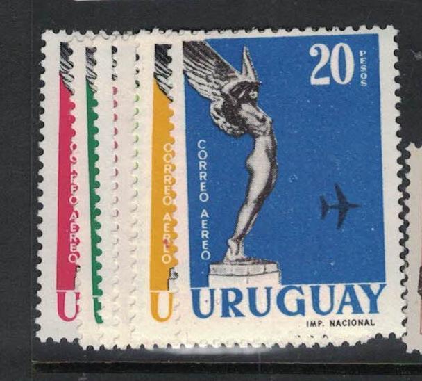 Uruguay SC C212, C215-6, C218, C221-2 MNH (6dty)