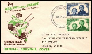 New Zealand B24-B25 Typed FDC