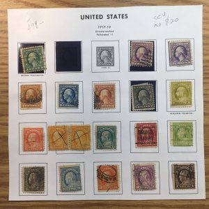 US Early 1900s LOT USED from old album SCV ~ $135