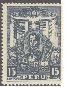 Peru, Scott #275, MH