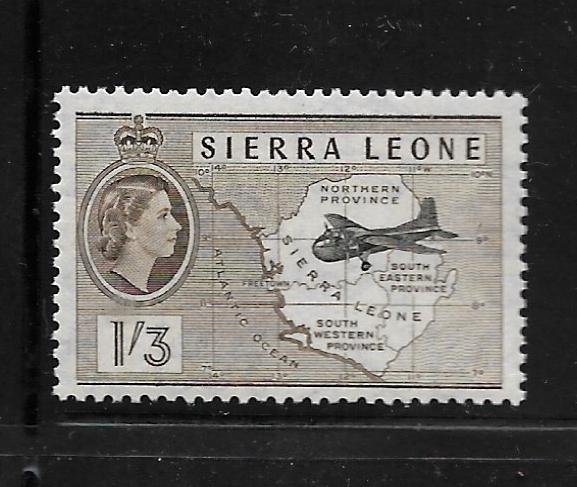 SIERRA LEONE, 203, MNH,  MAP