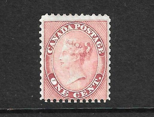 CANADA 1859 1c ROSE QV MNH Sc 14 Sg 29