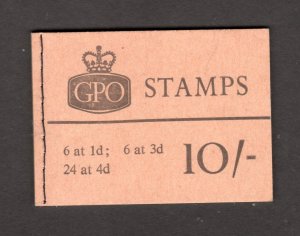 10/- BOOKLET NOVEMBER 1966 Cat £28