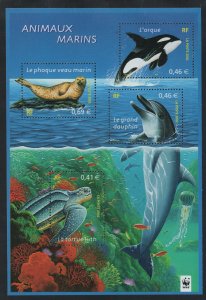 FRANCE Scott 2895a  WWF souvenir sheet  MNH** 2002