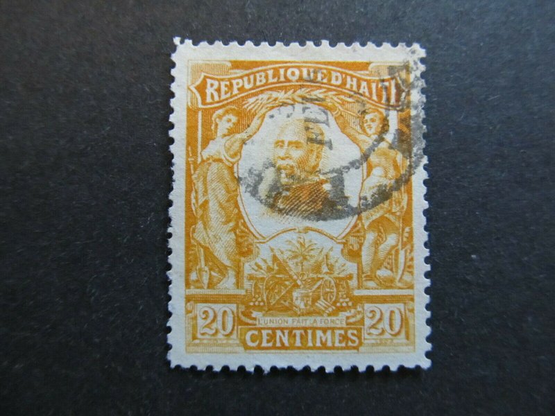 A4P10F60 Haiti 1904 20c used