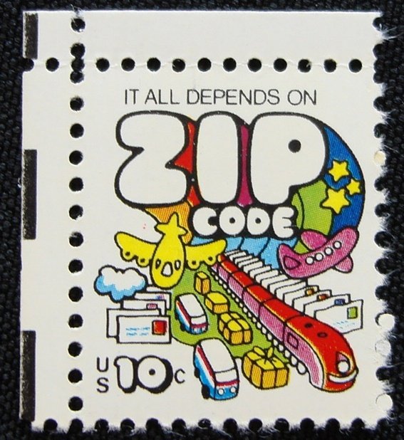 US #1511 MNH Single w/selvage Mail Transport/Zip Code SCV $.25 L3