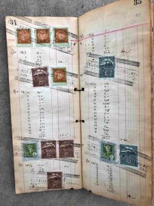Hungary Revenues Ledger 192 Pages ( Over 1000 Stamps ) 11 X 4.5