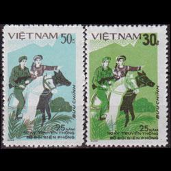 VIETNAM 1984 - Scott# 1462-3 Frontier Forces Set of 2 NH