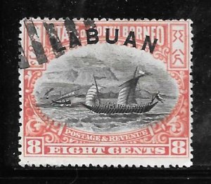 Labuan 79: 8c Dhow, used, F-VF