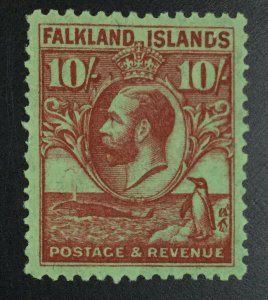 MOMEN: FALKLAND ISLANDS SG #125 1929-37 MINT OG H £225 LOT #64714