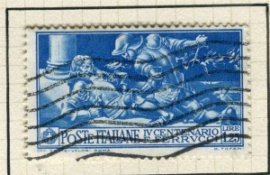 ITALY; 1930 early Ferrucci Anniversary issue fine used 1.25L. value