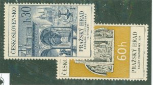 Czechoslovakia 1388-89 MH BIN $1.25