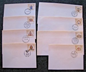 AUSTRALIA FDCs - LOT OF 8  - 1983    (aus2)