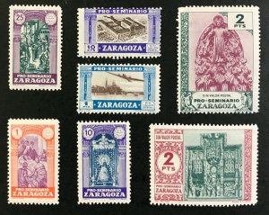 Spain - Zaragoza - part set of 8 - MNH