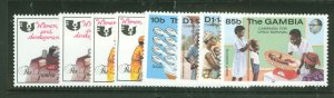 Gambia #547-550/543-546  Single (Complete Set)