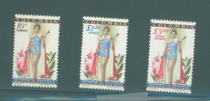 Colombia #697/C317-18 Mint (NH) Single (Complete Set)