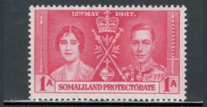 Somaliland 1937 Coronation Omnibus Issue 1a Scott # 81 MH