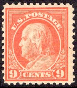 US Stamp #509 9c Washington MINT NH SCV $25