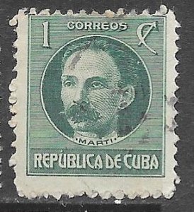 Cuba 264: 1c Jose Marti, used, AVG