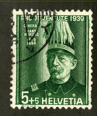 SWITZERLAND B96 USED BIN $.35 HERZOG