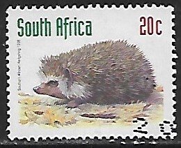 South Africa # 1023 - South African Hedgehog - used....{KlGr18}