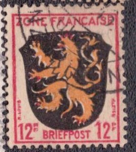 Germany -French Occupation 1945 -  4N6 Used