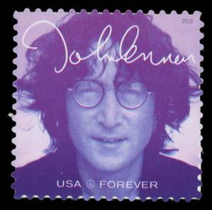 USA 5314 Mint (NH) John Lennon (Dark Violet)