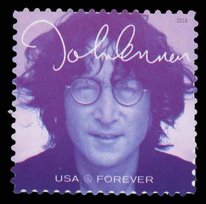 USA 5314 Mint (NH) John Lennon (Dark Violet)