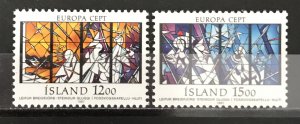 Iceland 1987  #639-40, MNH.