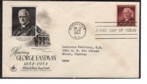 US  FDC 1062,  Photography, George Eastman, Rochester, NY  .....   7502449