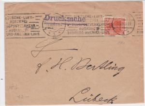 Germany 1920 Machine Slogan Cancelled across Stamps Cover ref R 19288