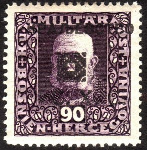 1919, Bosnia 90h, MH, Sc 1L37