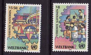 United Nations Vienna-Sc#88-9- id8-unused NH set-World Bank-1989-