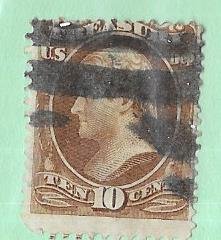 US#O77  10c  Treasury brown  (U) CV $12..00