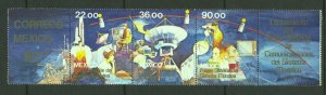 1985 Mexico 1933-1935strip Satellite - Morelos 1 5,50 €