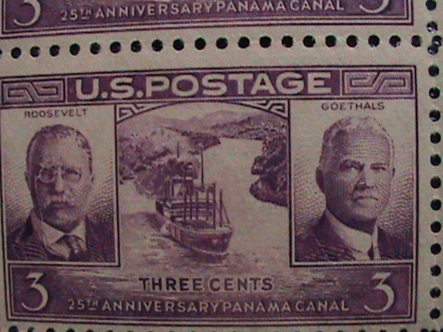 ​UNITED STATES-1939 -SC#856 25TH ANNIVERSARY-OPENING PANAMA CANAL-MNH SHEET-VF