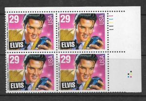 US Sc.12721 Elvis Presley plt. blk UR 11111 MNH