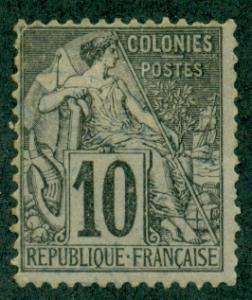 French Colonies #50  Mint F-VF No Gum  Scott $11.00