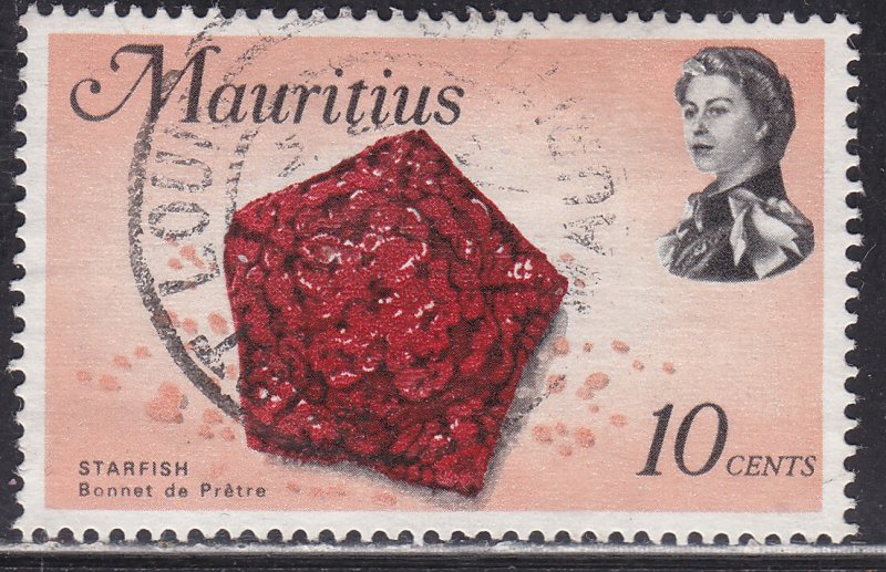 Mauritius 343 Starfish 1969