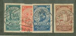 Germany #B8-B11 Used Single (Complete Set)