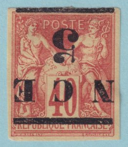 NEW CALEDONIA 6a  MINT HINGED OG * INVERTED OVERPRINT - VERY FINE! - LSK