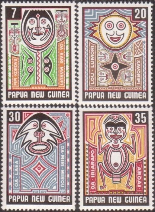 Papua New Guinea 1977 SG342-345 Folklore set MNH