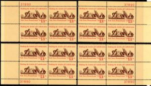 US Stamp #1726 MNH - Articles of Confederation Match Set of 4 Plate Blocks