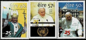 ITELAND 2003 POPE JOHN PAUL ST PATRICK DAY  MNH