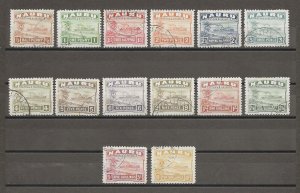 NAURU 1937 SG 26b/36b USED Cat £108