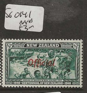 NEW  ZEALAND   SG O141   1/2D CENTENARY  OFFICIAL    MNH     P1004B H